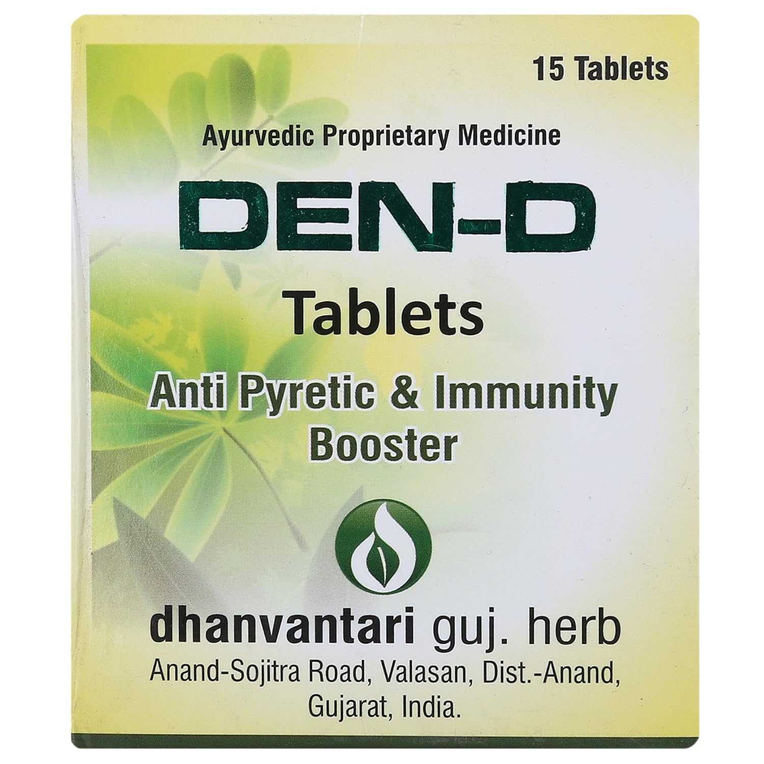 DHANVANTARI DEN-D TABLET | 15 TAB