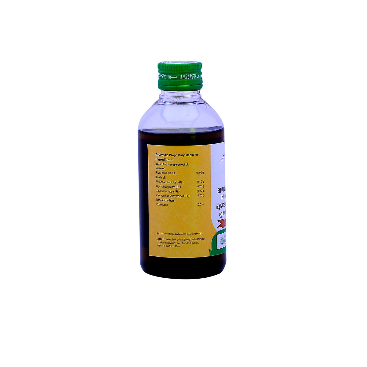 VAIDYARATNAM BHUJAGALATHADI KERA OIL | 200 ML