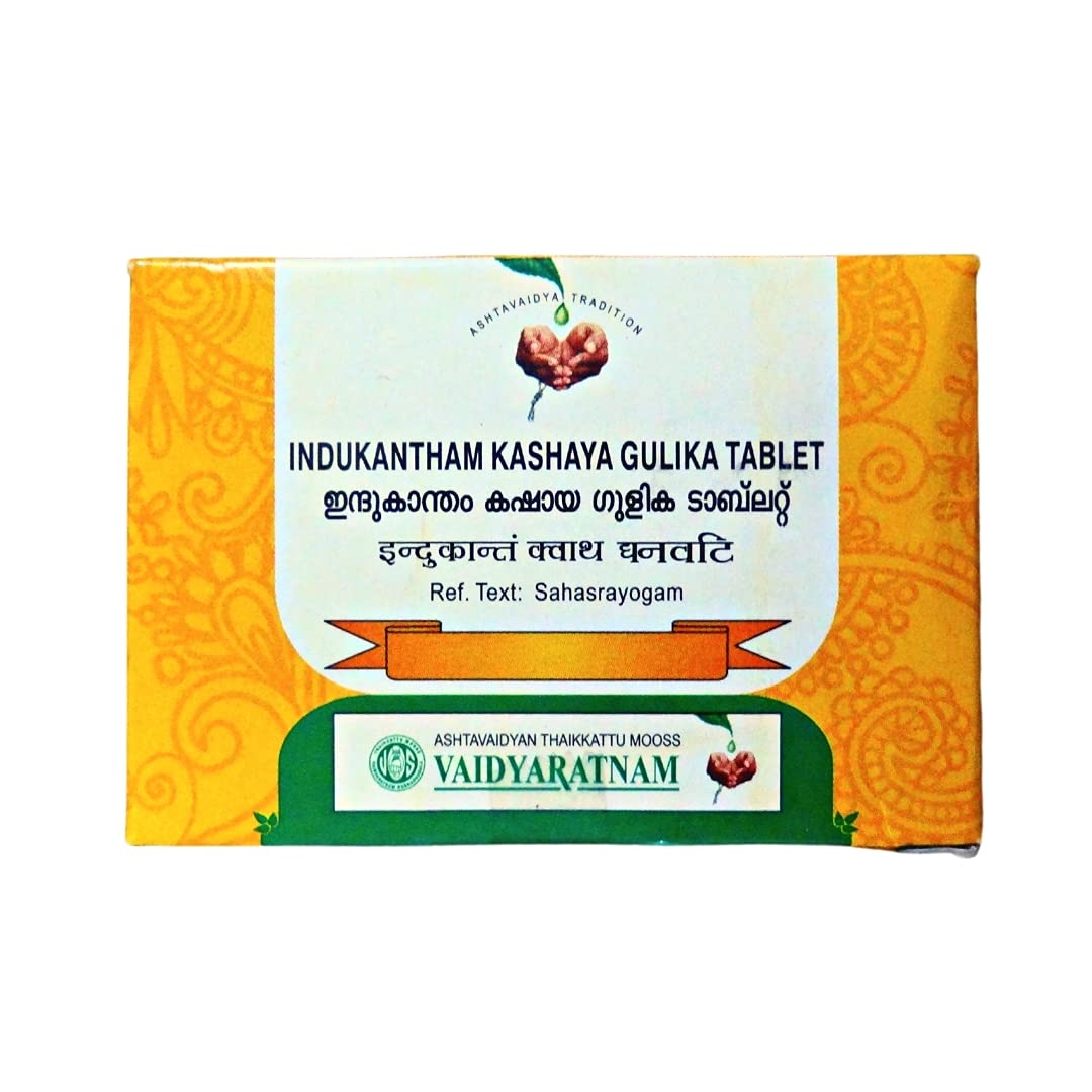 VAIDYARATNAM INDUKANTHAM KASHAYA GULIKA TABLET | 100NOS