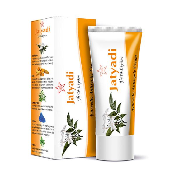 SKM Jatyadi Ghrta Lepam Ayurvedic Antiseptic Cream-35GM